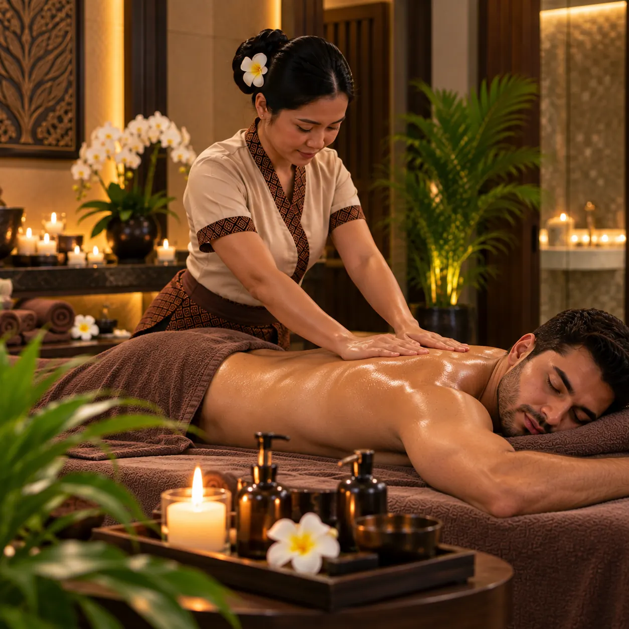 Deep Tissue Massage in Al Ain at Green Mubazzarah Spa