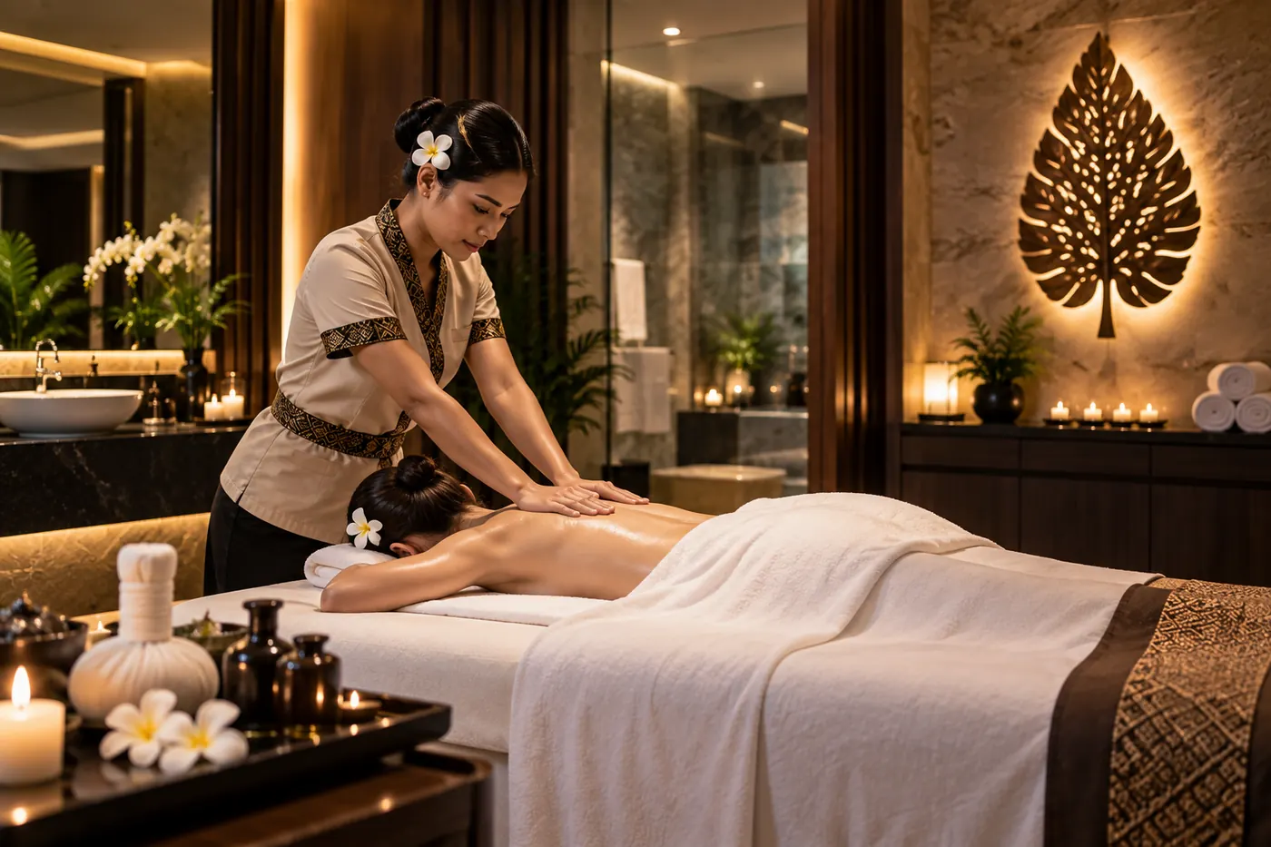 Hot Stone Massage in Al Ain at Green Mubazzarah Spa